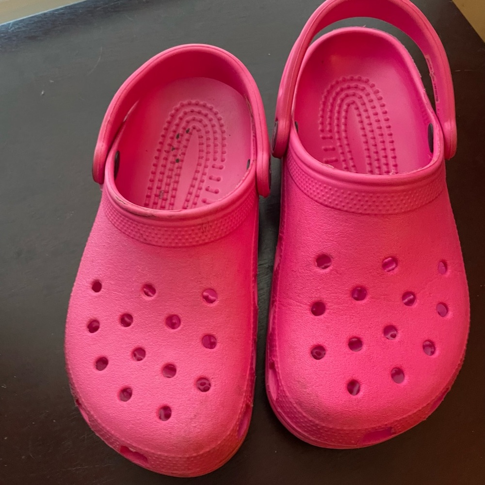 Pink Crocs